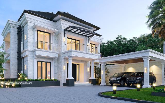 Video Desain Rumah Klasik 2 Lantai Bapak Endo di  Yogyakarta