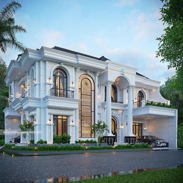 Video Mr. SSU 1807 Mediterranean Classic House 2 Floors Design - Sidoarjo