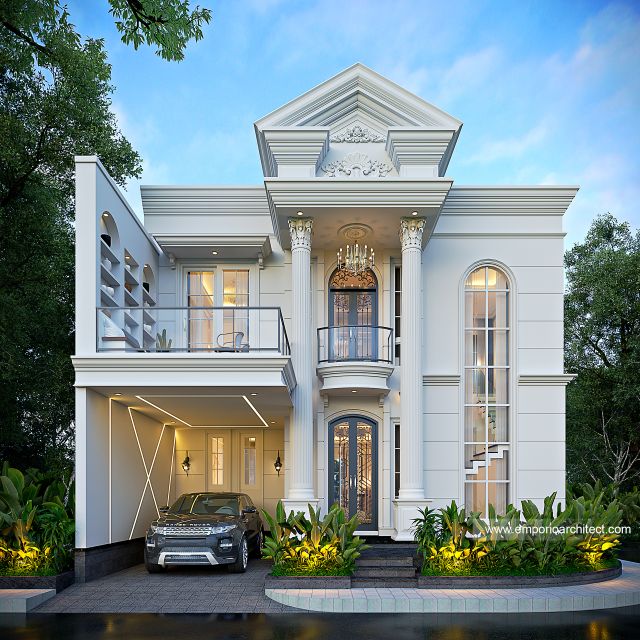 Mrs. RK Classic House 2 Floors Design - Surabaya
