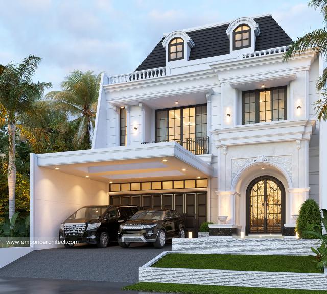 Video Desain Rumah Mediteran 2 Lantai Mr. AB IV 1354 di  Jakarta