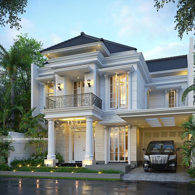 Video Desain Rumah Klasik 2 Lantai Bapak GND 1466 di  Solo