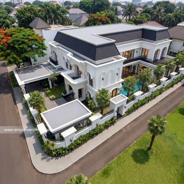 Mrs. JHN 2388 Mediterranean House 2 Floors Design - Banjarbaru, Kalimantan Selatan
