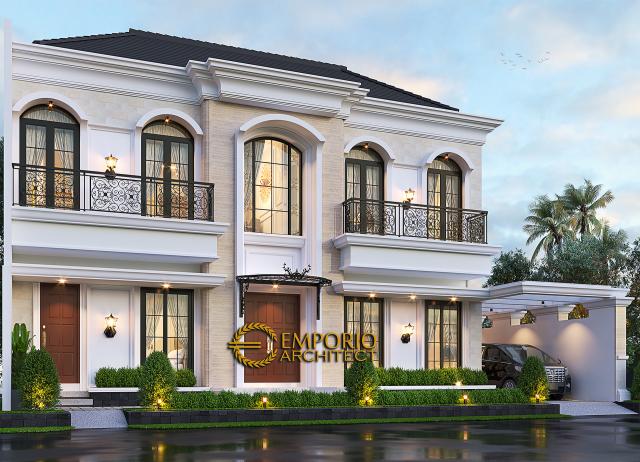 Video Desain Rumah Klasik 2 Lantai Bapak Andry Wisnu di  Jakarta