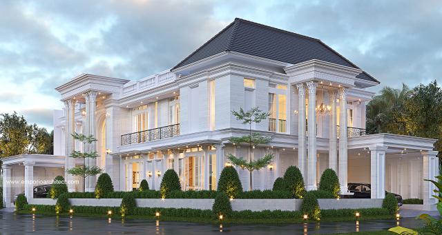 Video Desain Rumah Klasik 2.5 Lantai Ibu TMY 1359 di  Jakarta