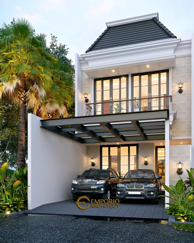 Video Desain Rumah Klasik 2.5 Lantai Bapak Firman di  Jakarta