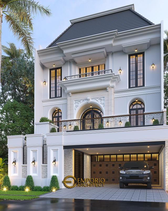 Video Desain Rumah Klasik 2.5 Lantai Bapak SGH di  Jakarta