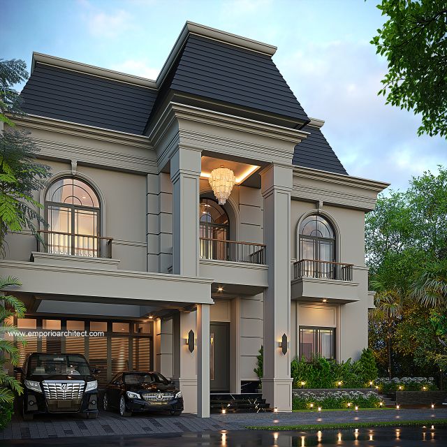 Video Mrs. PTR 1892 Classic House 3 Floors Design - Alam Sutera, Tangerang