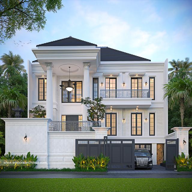 Video Desain Rumah Klasik 3 Lantai Bapak dr. WSN 1597 di  Denpasar, Bali