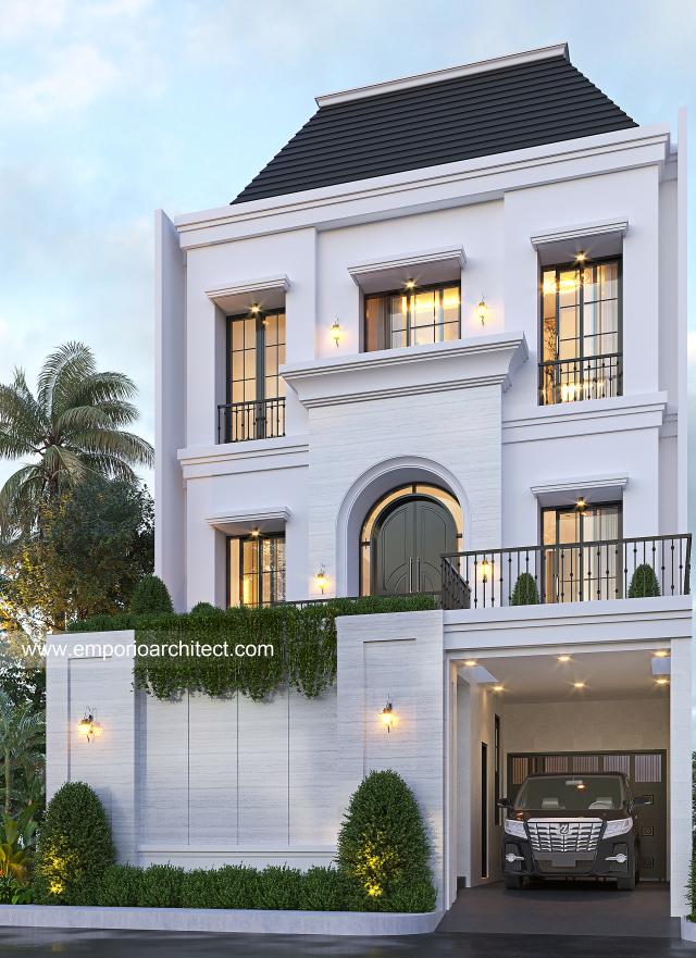 Video Desain Rumah Klasik 3 Lantai Ibu VNY 1358 di  PIK 2, Tangerang
