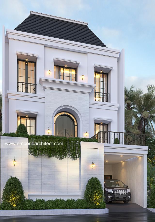 Mrs. VNY 1358 Classic House 3 Floors Design - PIK 2, Tangerang