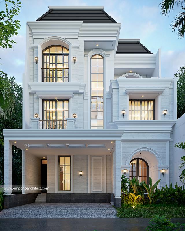 Video Desain Rumah Grand Marina Klasik 3 Lantai Bapak AD Type 10x15 1488 di  Makassar