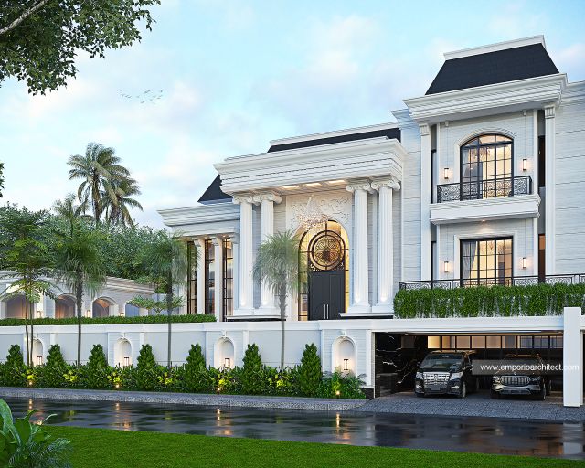 Video Desain Rumah Klasik 3 Lantai Bapak RD 1977 di  Karawaci, Tangerang