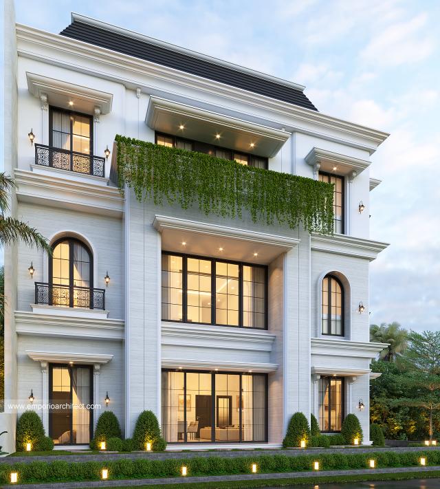 Mr. ALX 1384 Classic House 3 Floors Design - PIK, Jakarta Utara