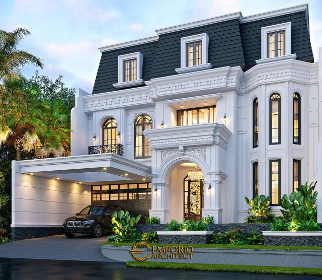 Video Desain Rumah Klasik 3 Lantai Mrs. M di  Jakarta Barat