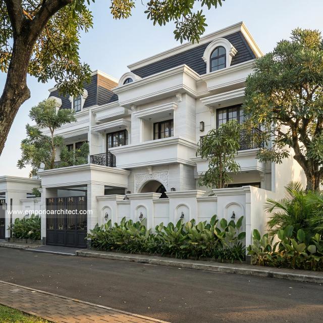 Mrs. RN 2301 Classic Mediterranean House 2 Floors Design - Bandung