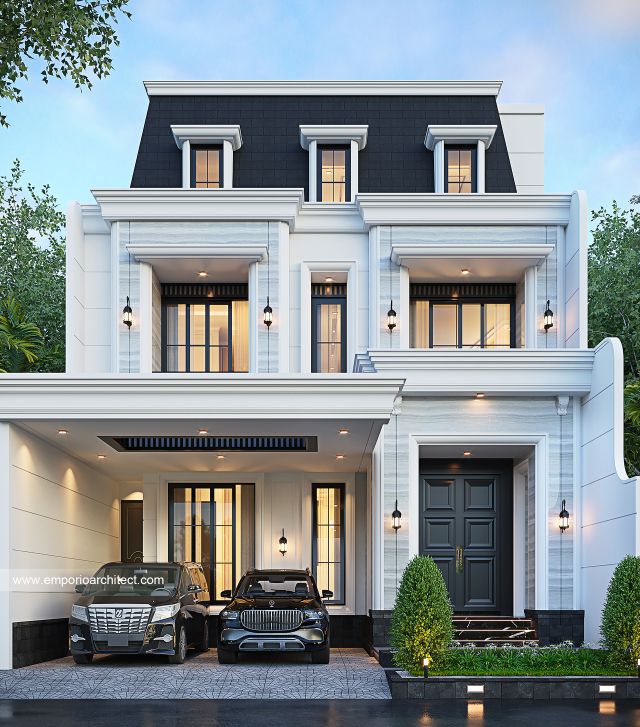 Mr. JRR 2095 Classic Mediterranean House 3 Floors Design - Gading Serpong, Tangerang