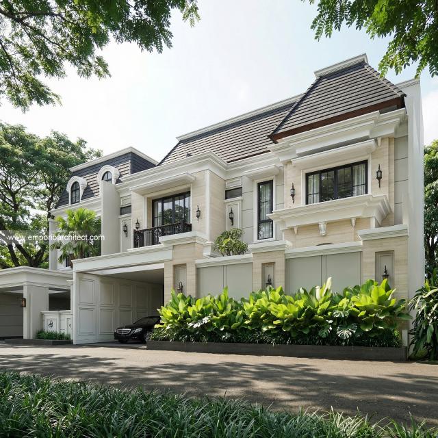 Mr. AMH 1681 Mediterranean Classic House 2 Floors Design - Palembang