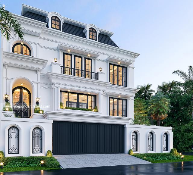 Video Mrs. TN IV 1292 Classic Modern House 3.5 Floors Design - Jakarta Selatan