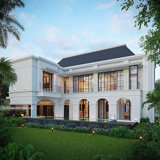 Video Desain Rumah Mediteran 2 Lantai Ibu SC 1835 di  Bandung