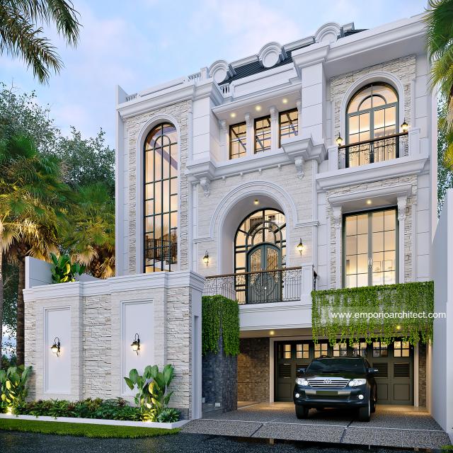 Video Desain Rumah Mediteran 2.5 Lantai Bapak Caesar di  Bekasi, Jawa Barat
