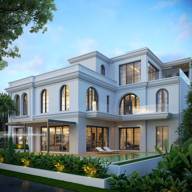 Video Mrs. AJN 1916 Mediterranean House 3 Floors Design - Makassar