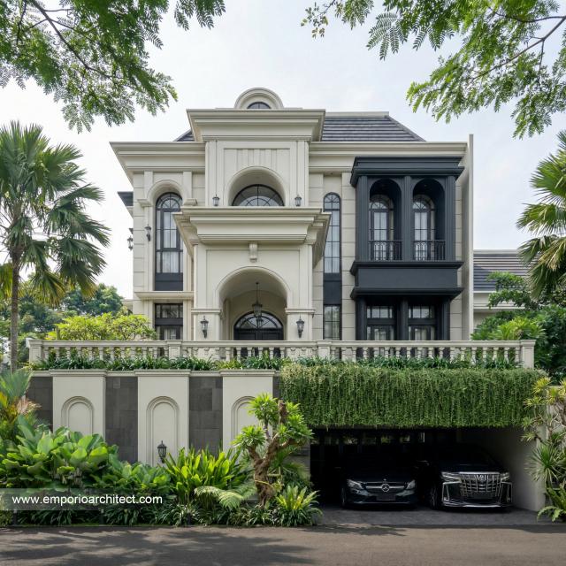 Mrs. JL 2309 Mediterranean House 4 Floors Design - PIK, Jakarta Utara