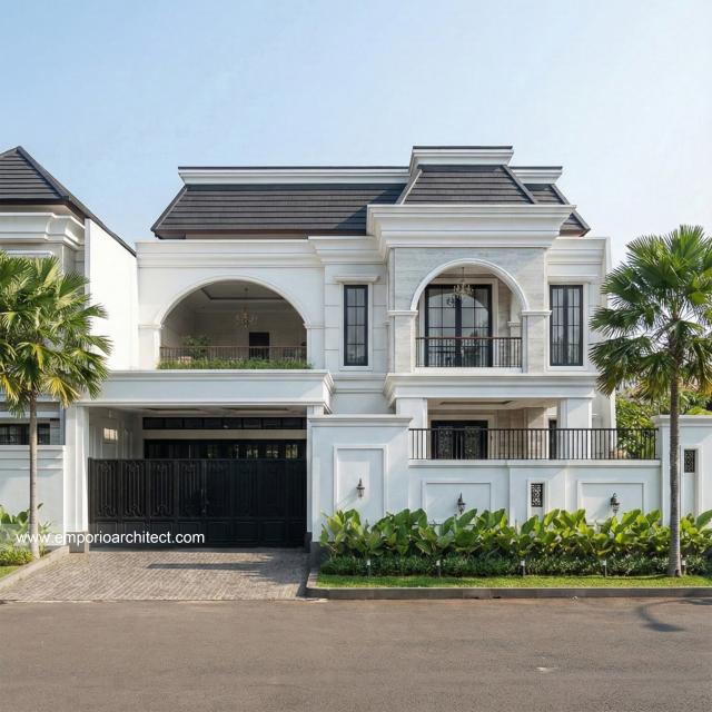 Mr. SGK 2264 Mediterranean Classic House 2 Floors Design - Malang