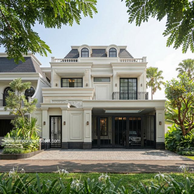 Mr. DLS 2333 Mediterranean Classic House 2 Floors Design - Kediri, Jawa Timur