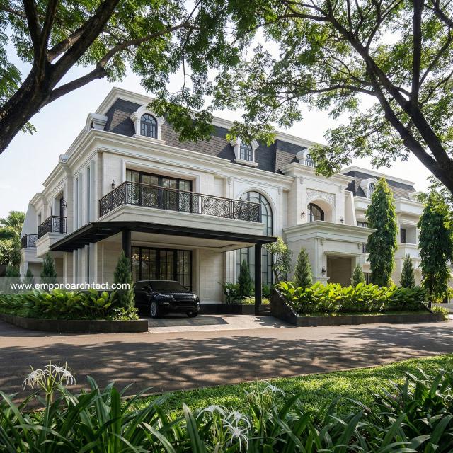 Desain Rumah Mediteran Klasik 2 Lantai Bapak YLT 2298 di  Samarinda