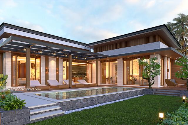 Video Desain Rumah Modern 1 Lantai Ibu Lusi K. di  Kuningan, Jawa Barat