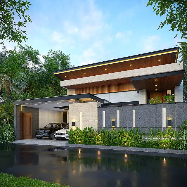 Video Desain Rumah Modern 1 Lantai Bapak RST 1614 di  Bantul, Yogyakarta