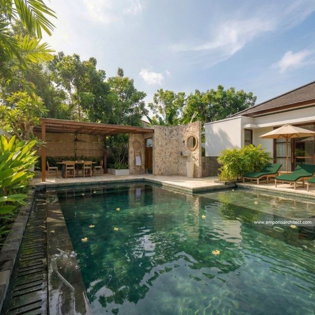 Mrs. NTL 2366 Modern Villa 1 Floor Design - Gianyar, Bali