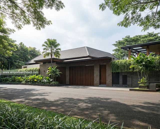 Desain Tampak Depan 3 Rumah Modern 1 Lantai Ibu NBL di Sragen, Jawa Tengah