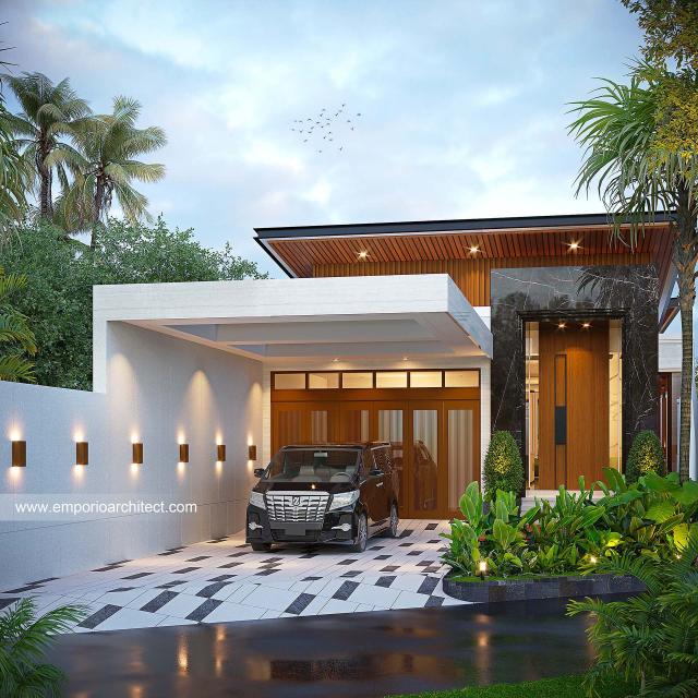 Video Desain Rumah Modern 1 Lantai Ibu DT 1479 di  Purwakarta