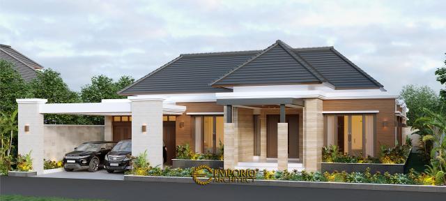 Video Desain Rumah Villa Bali Modern 1 Lantai Bapak Anwar di  Aceh