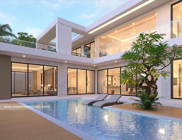 Video Desain Rumah Modern 2 Lantai Bapak DDO 1373 di  Bandung