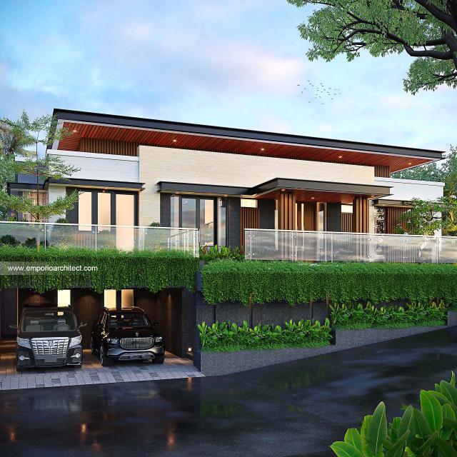 Video Desain Rumah Modern 2 Lantai Bapak RZ 1814 di  Samarinda
