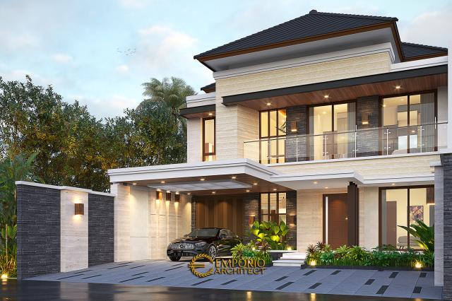 Video Desain Rumah Modern 2 Lantai Ibu Andung di  Yogyakarta