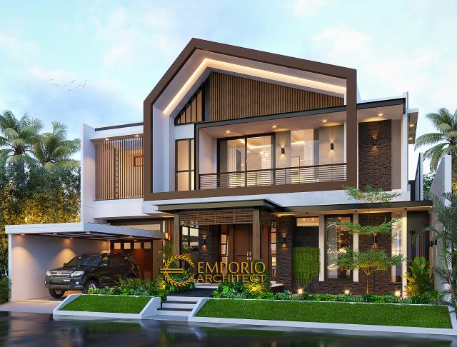 Desain Rumah Modern 2 Lantai Bapak Welan di Manado, Sulawesi Utara