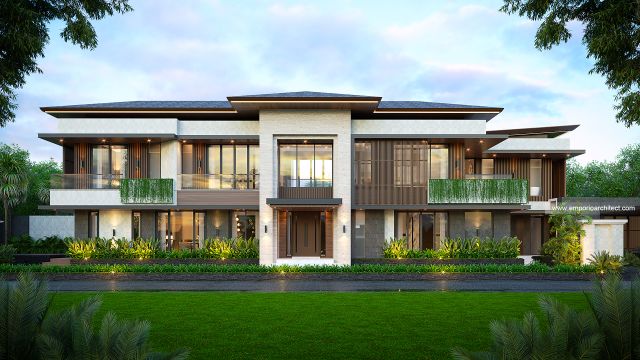 Video Mrs. A 1836 Modern House 2 Floors Design - Badung, Bali
