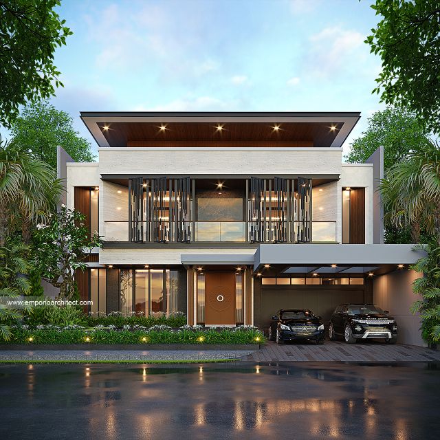 Video Desain Rumah Modern 2 Lantai Bapak HND 1831 di  Surabaya