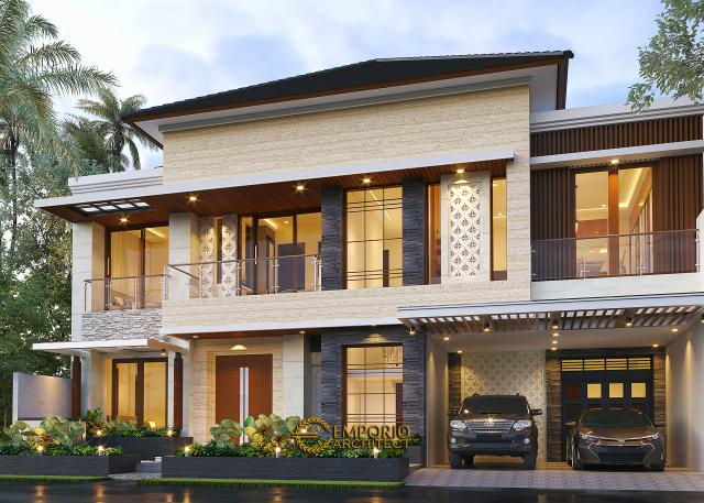 Video Mrs. Nana Modern House 2 Floors Design - Karawang, Jawa Barat