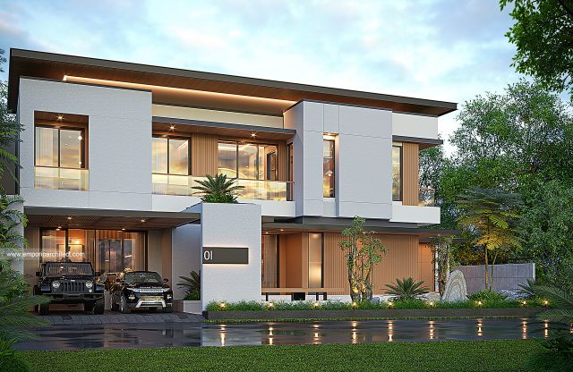 Video Mr. SDK 2096 Modern House 2 Floors Design - Palembang
