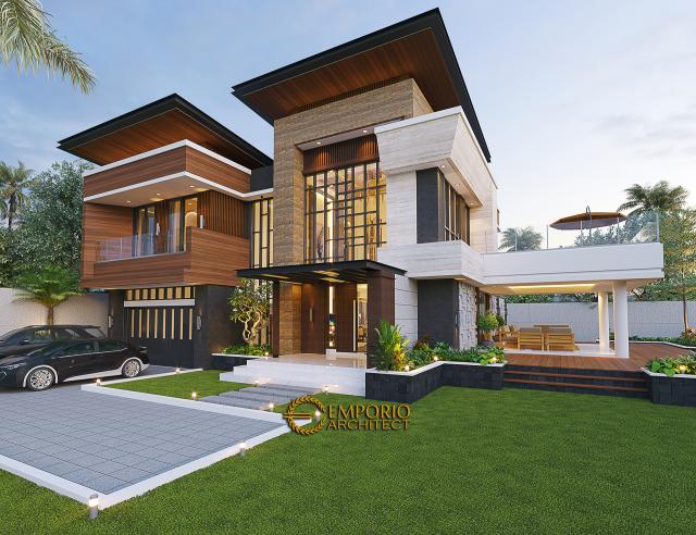 Video Desain Rumah Modern 2 Lantai Bapak Eruwin di  Tanjungpinang, Kepulauan Riau
