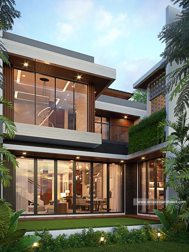 Video Mrs. AGG 1991 Modern House 2 Floors Design - Jakarta