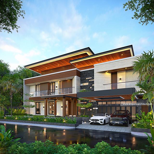 Video Mrs. FLC 1454 Modern House 2 Floors Design - Surabaya