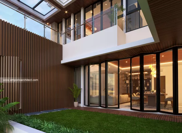Desain Rumah Modern 2 Lantai Bapak RLY 1378 di  Jakarta