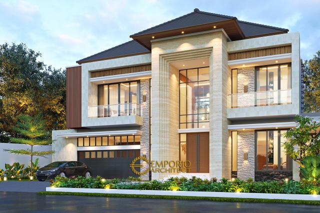 Video Mrs. DN 1061 Modern House 2 Floors Design - Depok, Jawa Barat