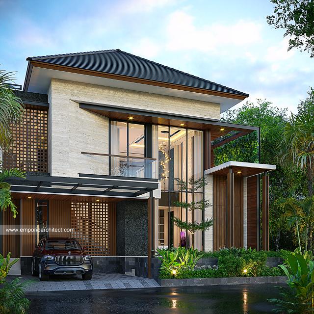 Video Mrs. NNI 1527 Modern House 2 Floors Design - Serpong, Tangerang Selatan