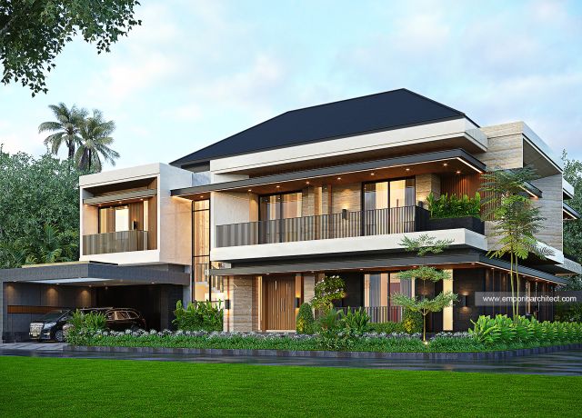 Video Mr. AST 2003 Modern House 2 Floors Design - Bandung